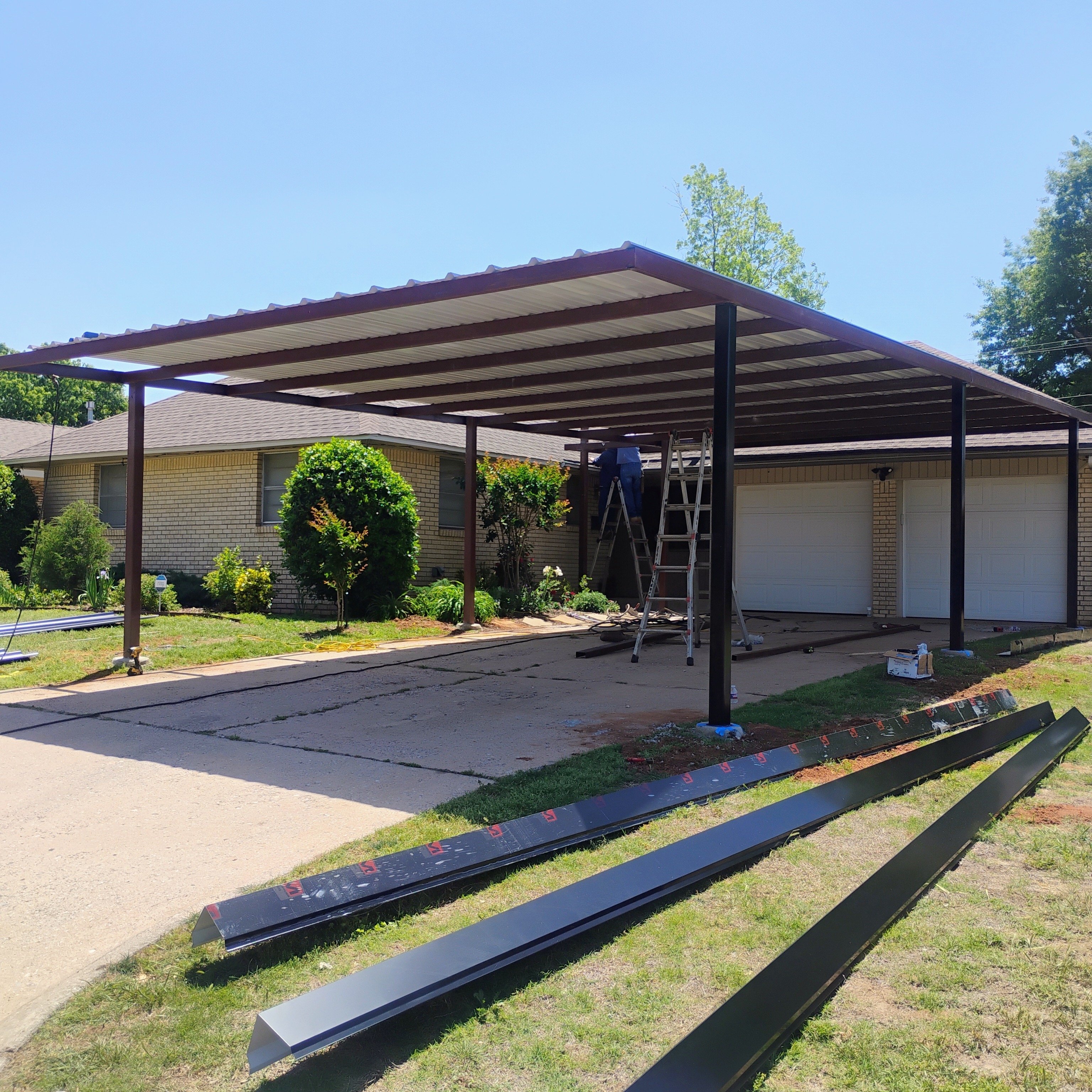 Metal carport by Forever Carports